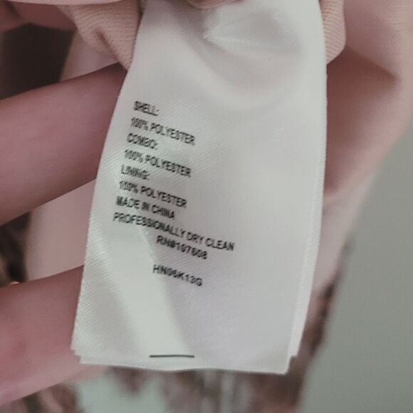 Laundry by Shelli Segal Sequin Fringe Sheath Dress in Pink Size 8 - Picture 4 of 8